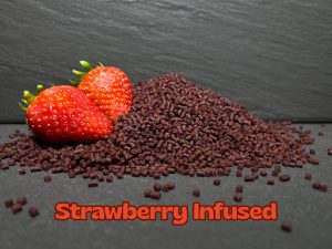 Strawberry Infused Red Premium Feed Pellets